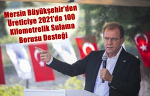 Mersin Büyükşehir’den Üreticiye 2021’de 100 Kilometrelik Sulama Borusu Desteği.fw