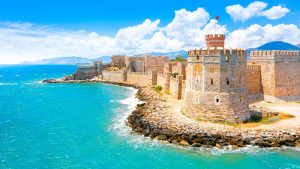Panoramic,View,Of,The,Mamure,Castle,In,Anamur,Town,,Turkey